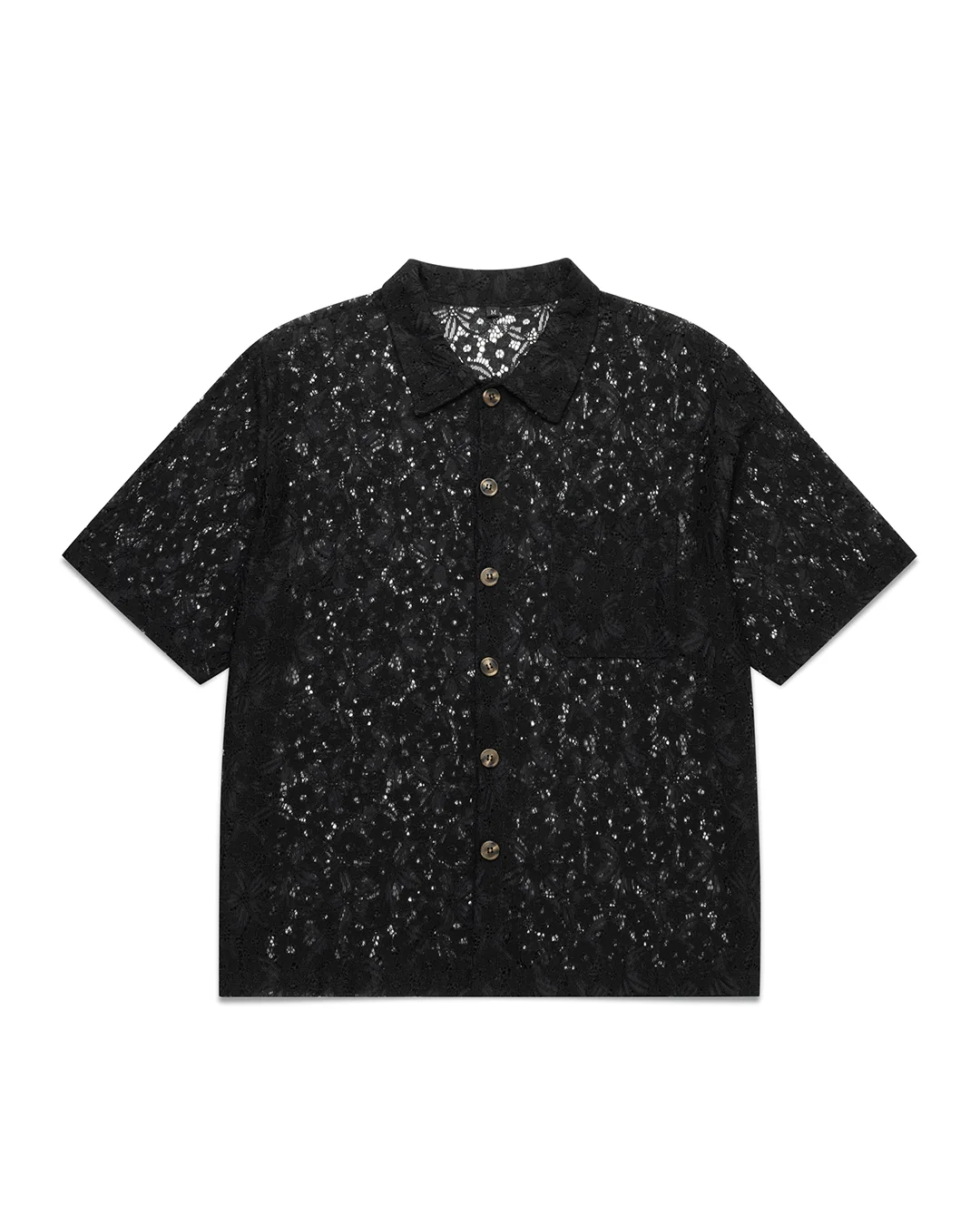Black Lace Shirt