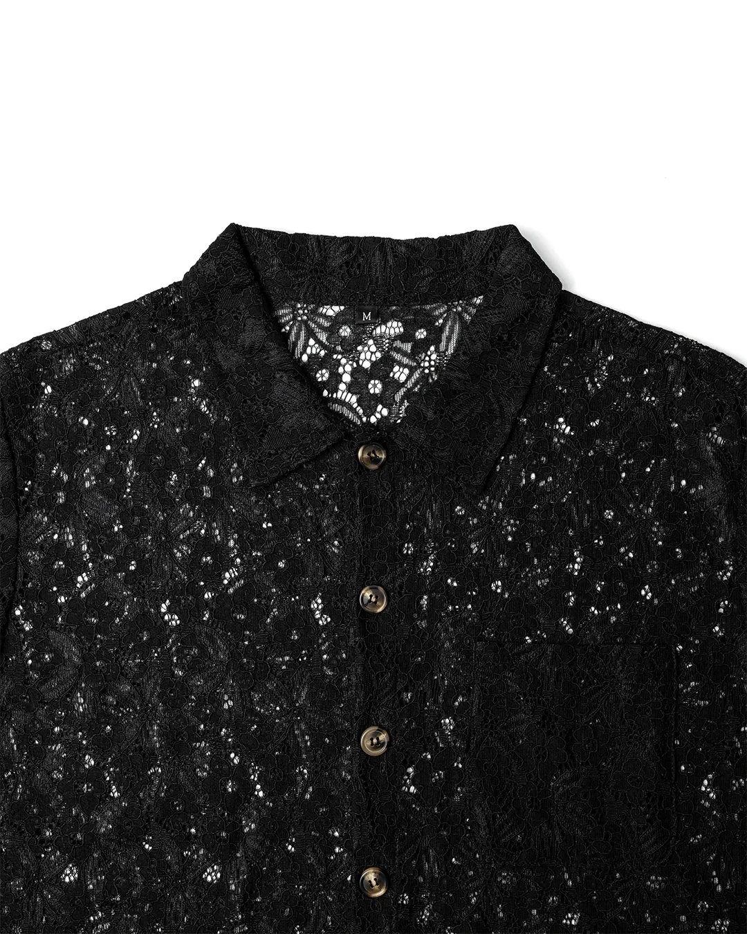 Black Lace Shirt - Image 2