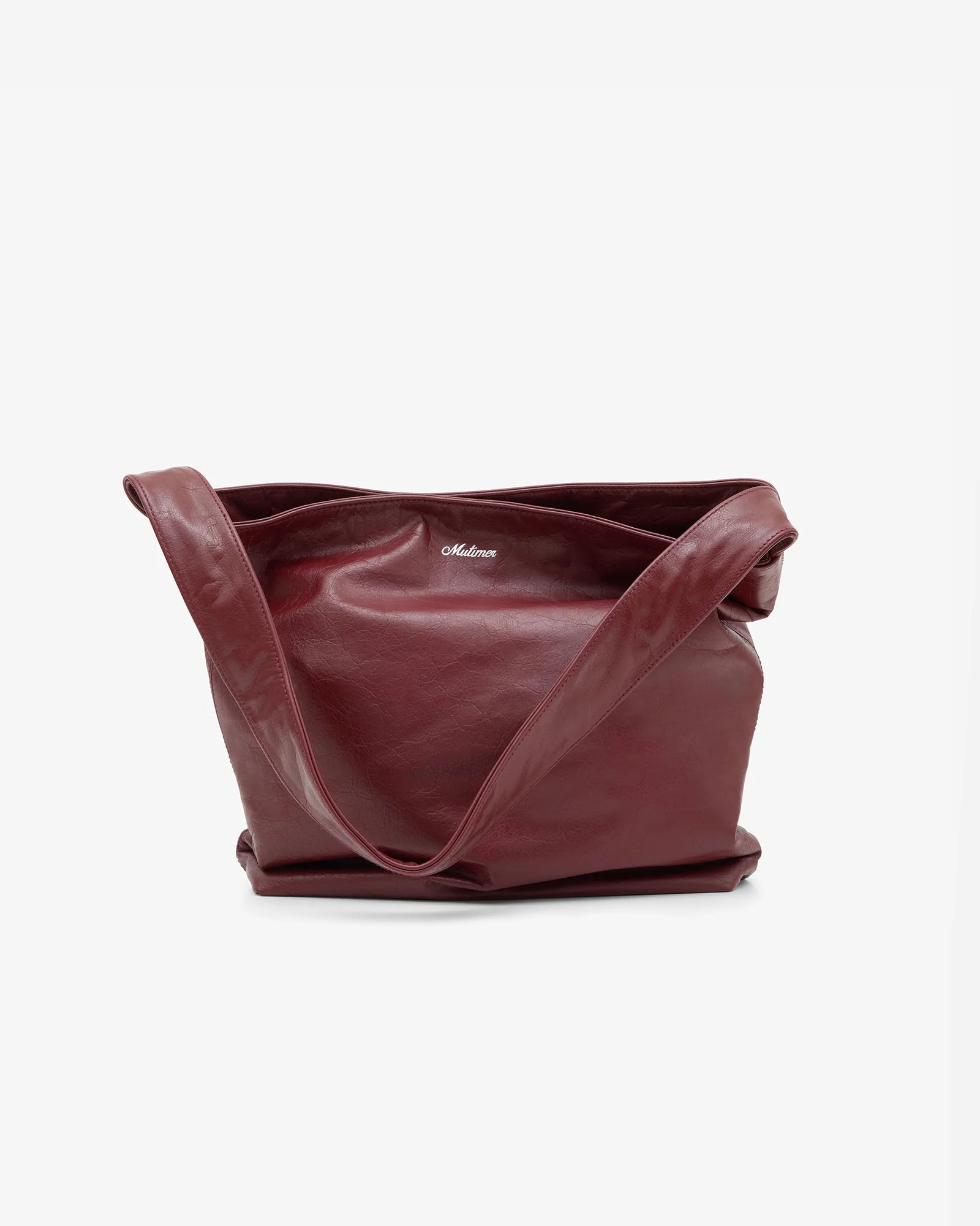 Bordeaux Leather Carry-All Everyday Tote - Image 5