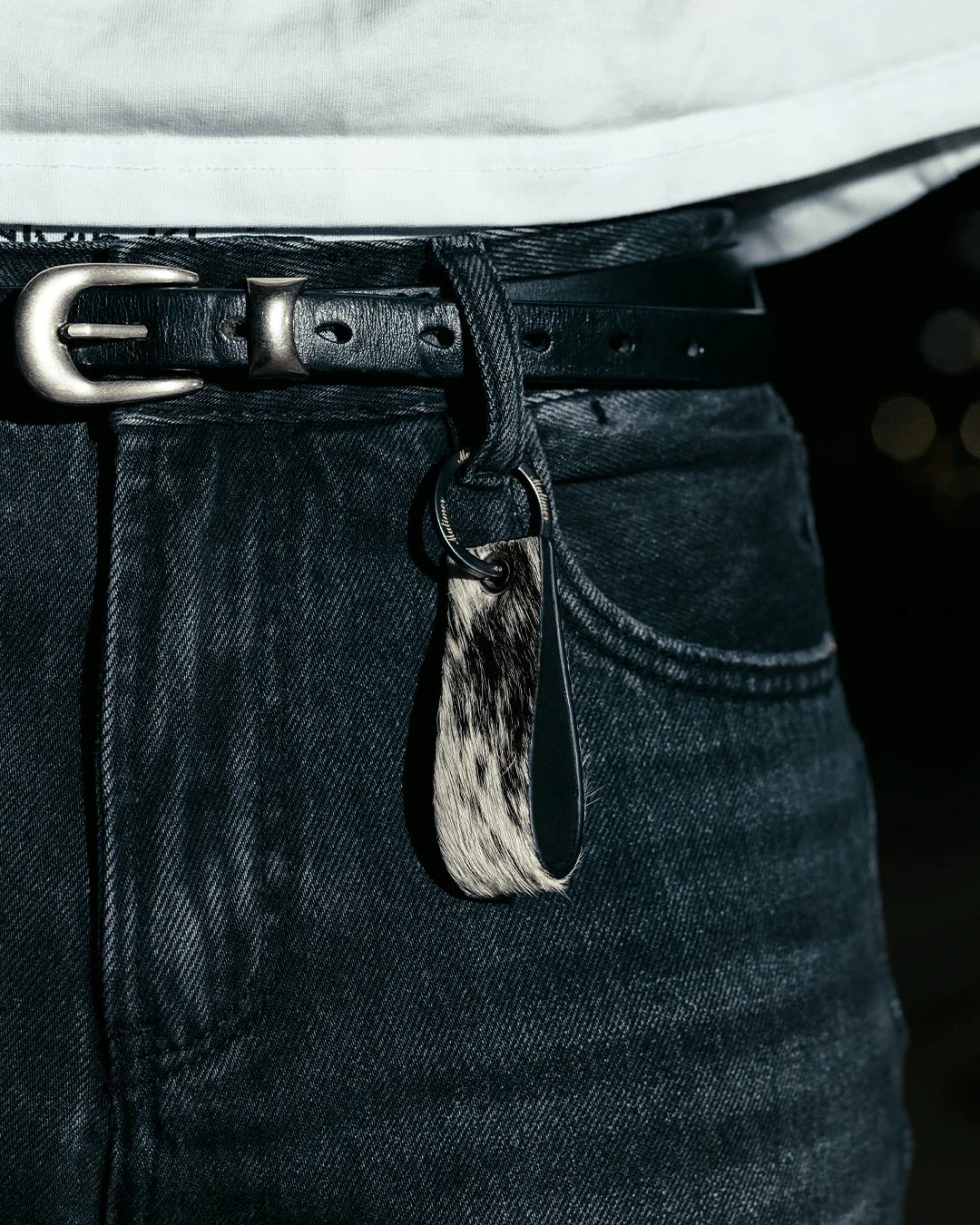 Cowhide Keyring - Image 4