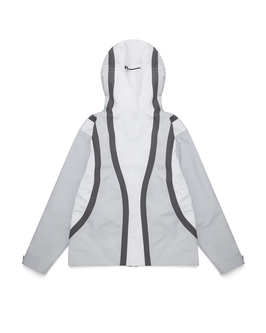 Flow Waterproof Jacket - White/Grey - Image 2