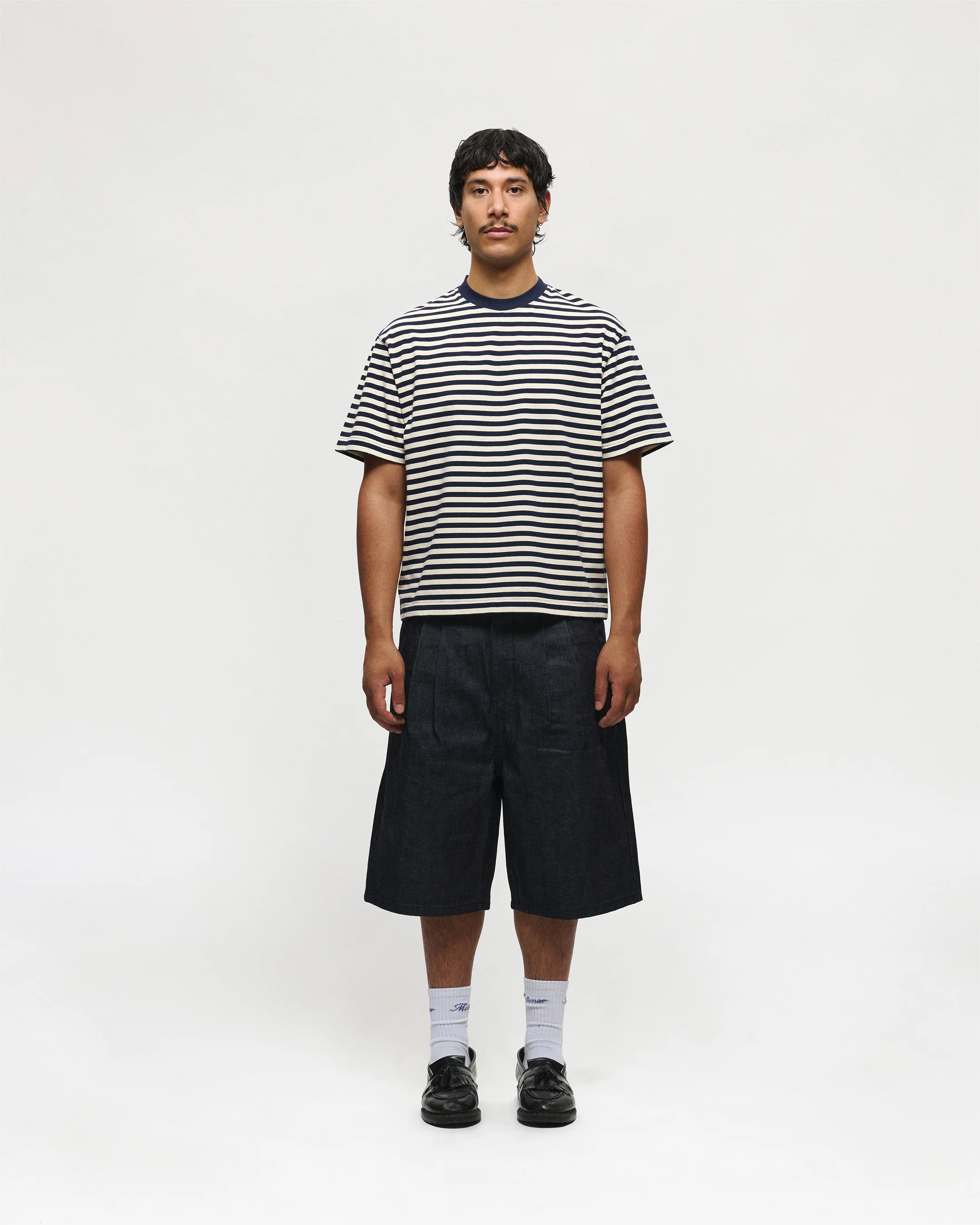 Freddy T-Shirt (Navy / Off-White) - Image 4