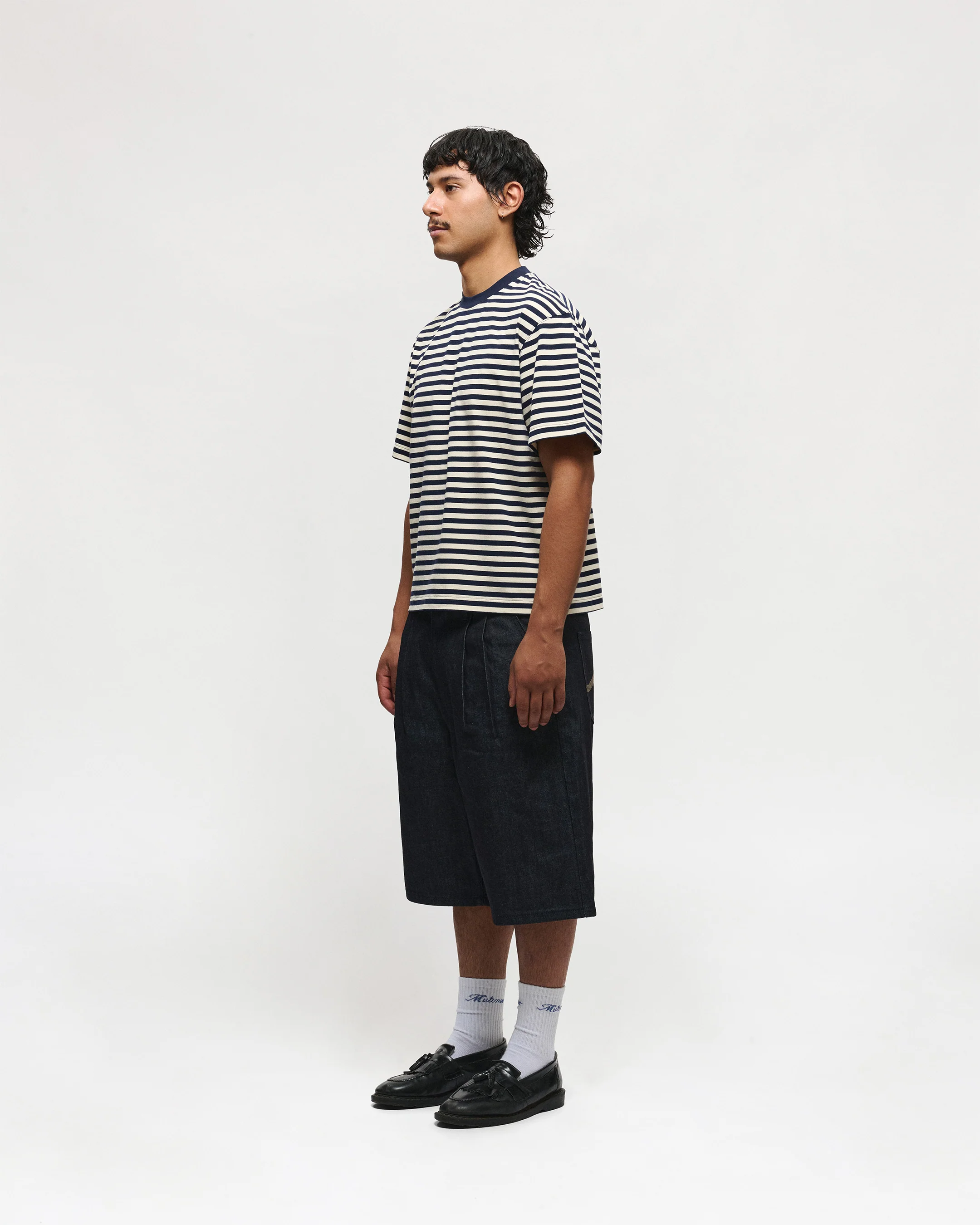 Freddy T-Shirt (Navy / Off-White) - Image 6