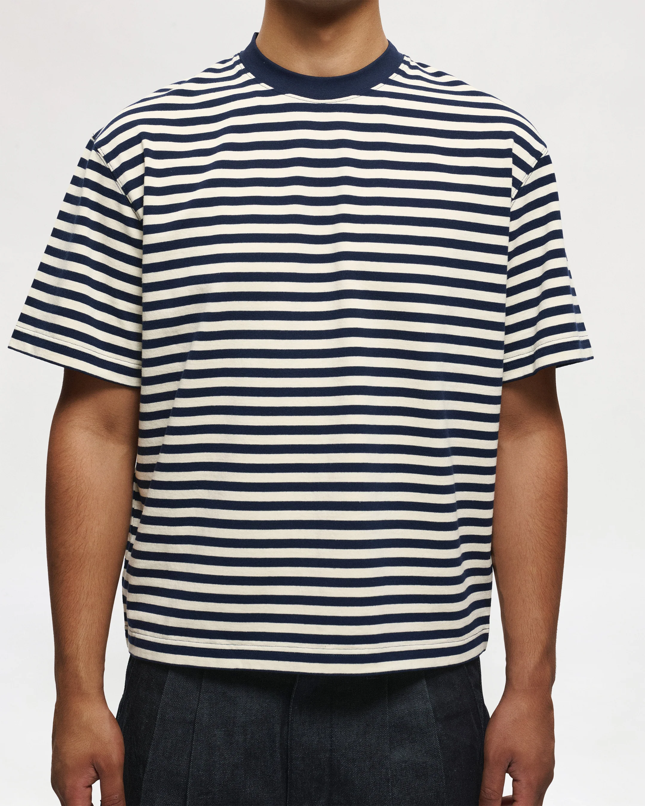 Freddy T-Shirt (Navy / Off-White) - Image 7