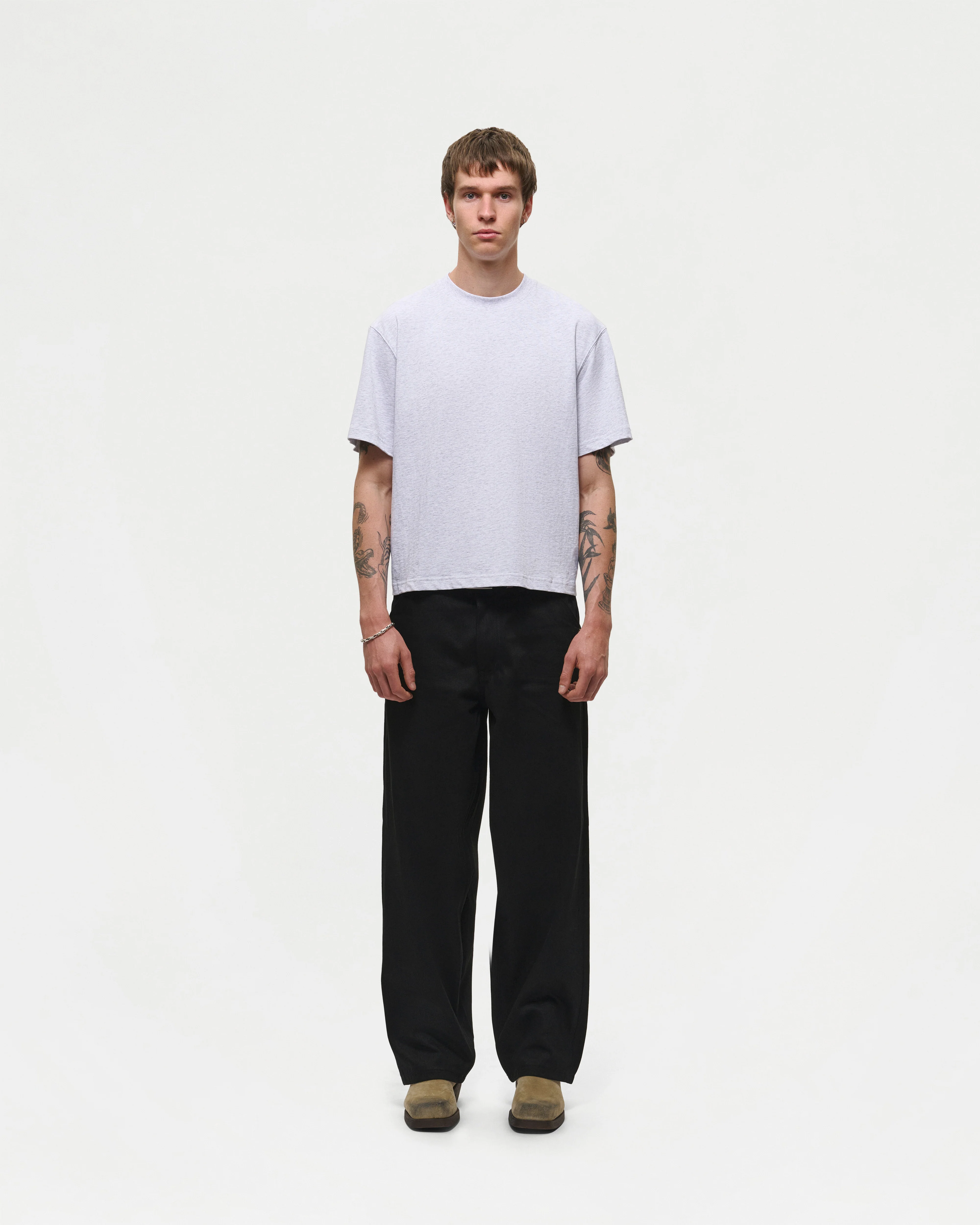 Heather Grey Everyday T-Shirt - Image 4