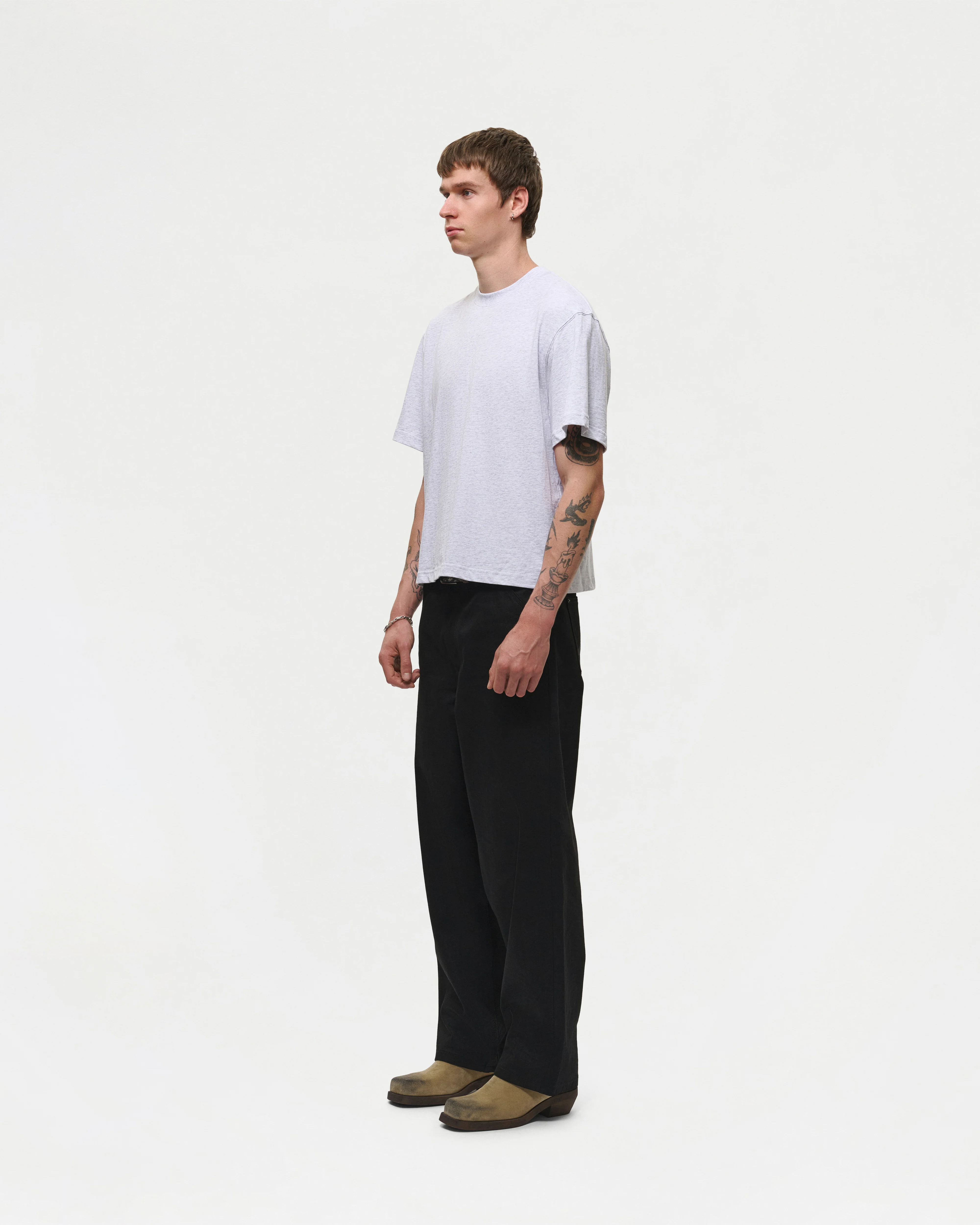 Heather Grey Everyday T-Shirt - Image 5
