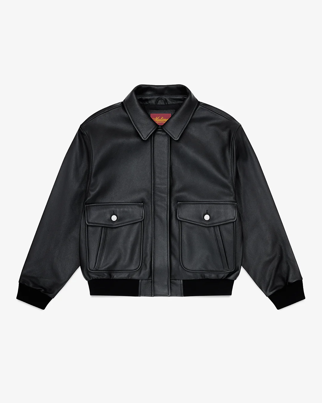 Leather Bomber Jacket