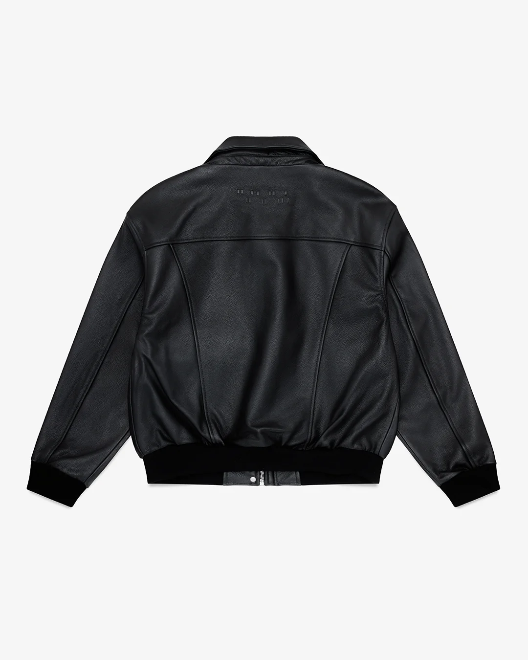 Leather Bomber Jacket - Image 2