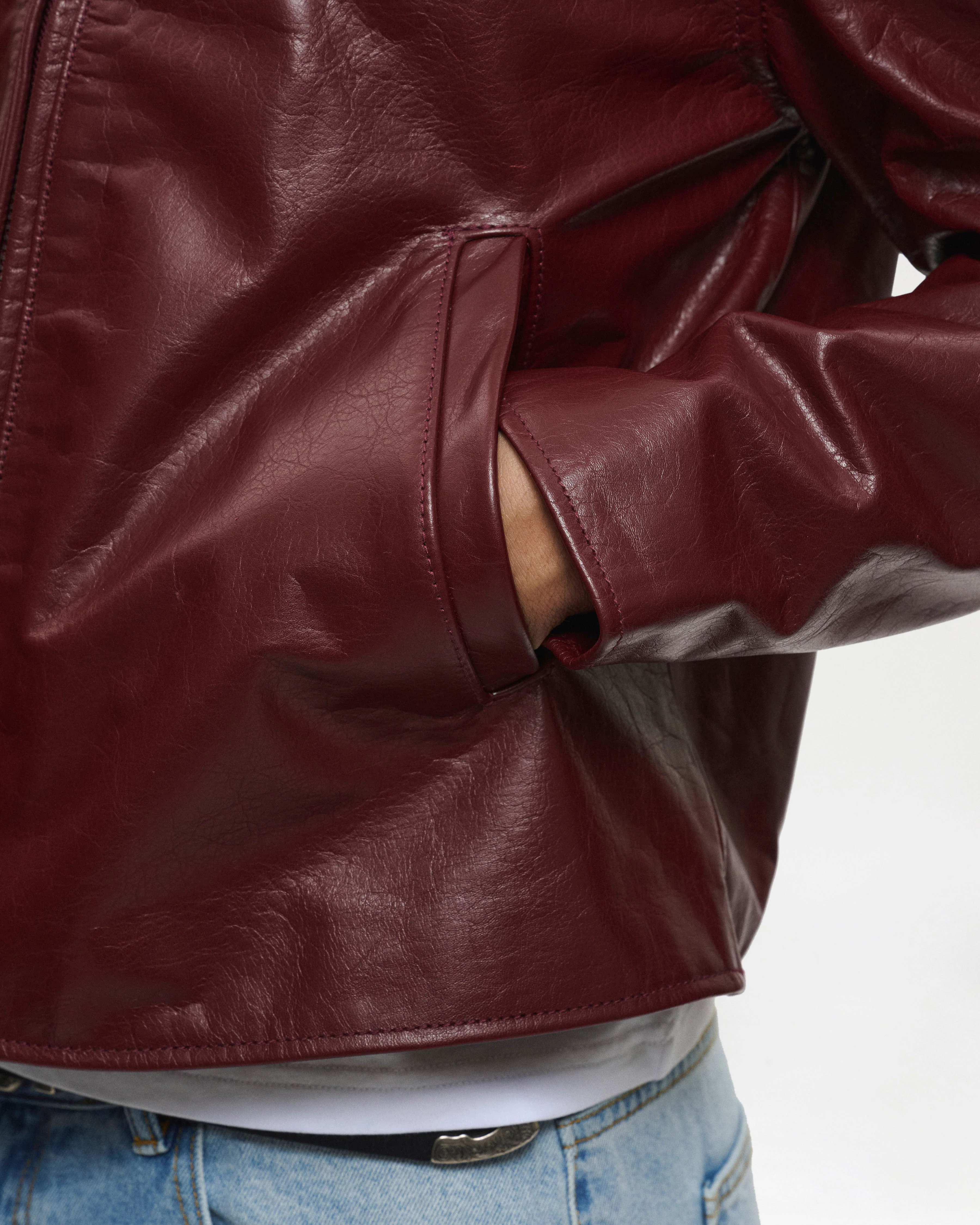 Linea Jacket (Bordeaux) - Image 10