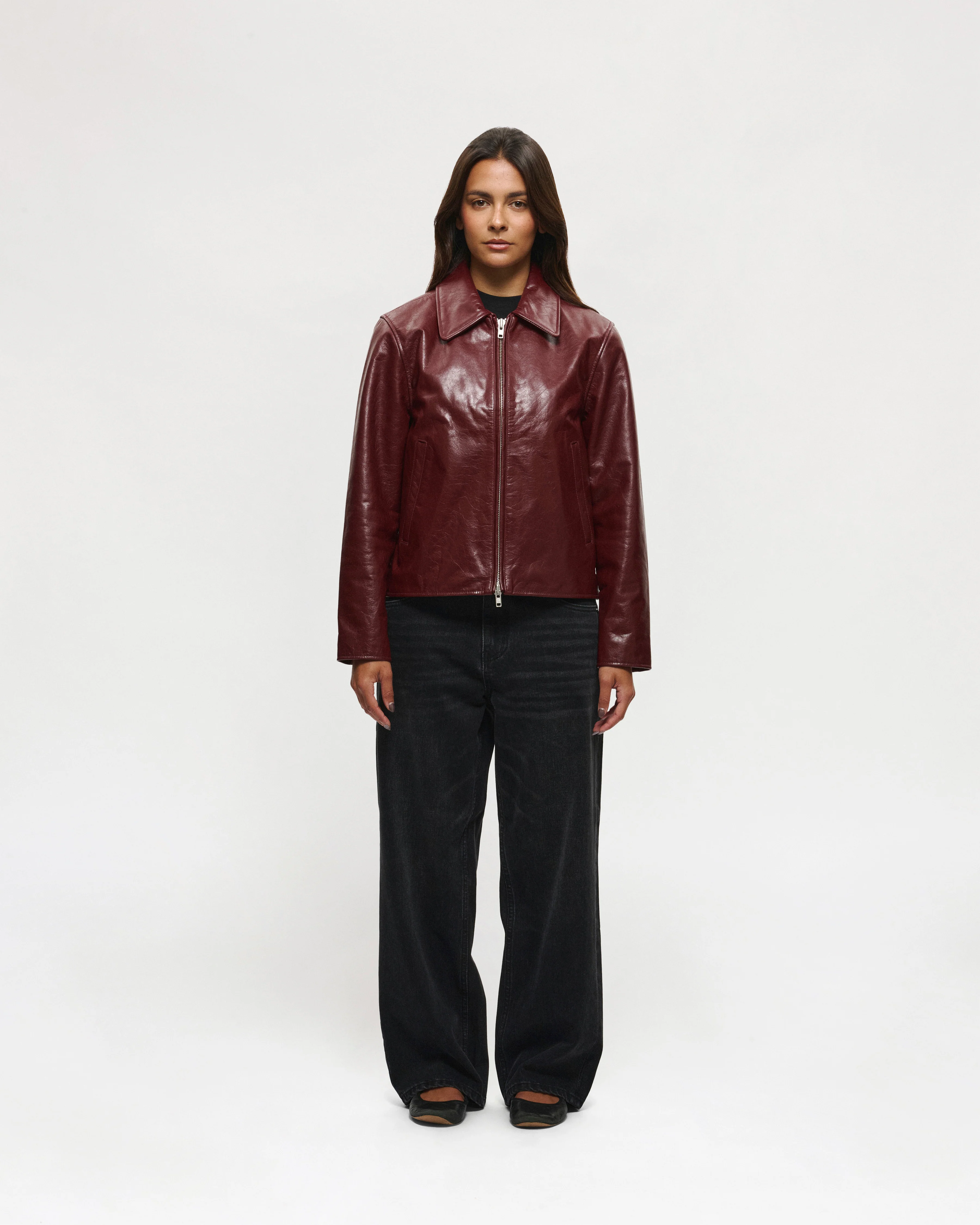 Linea Jacket (Bordeaux) - Image 11