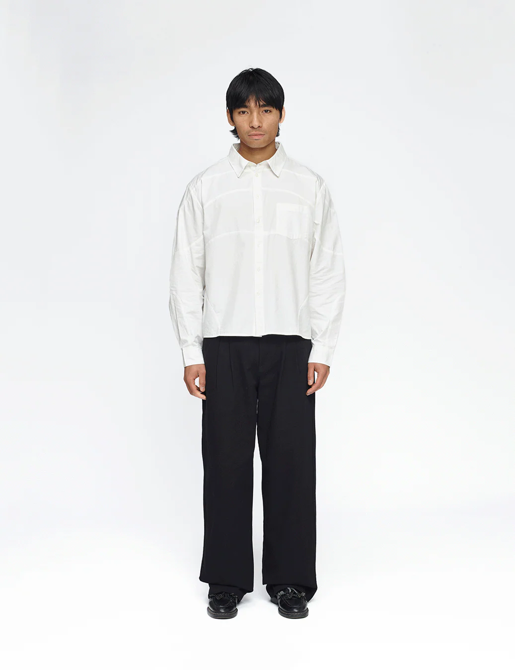 Panelled Button Up Shirt - Image 5
