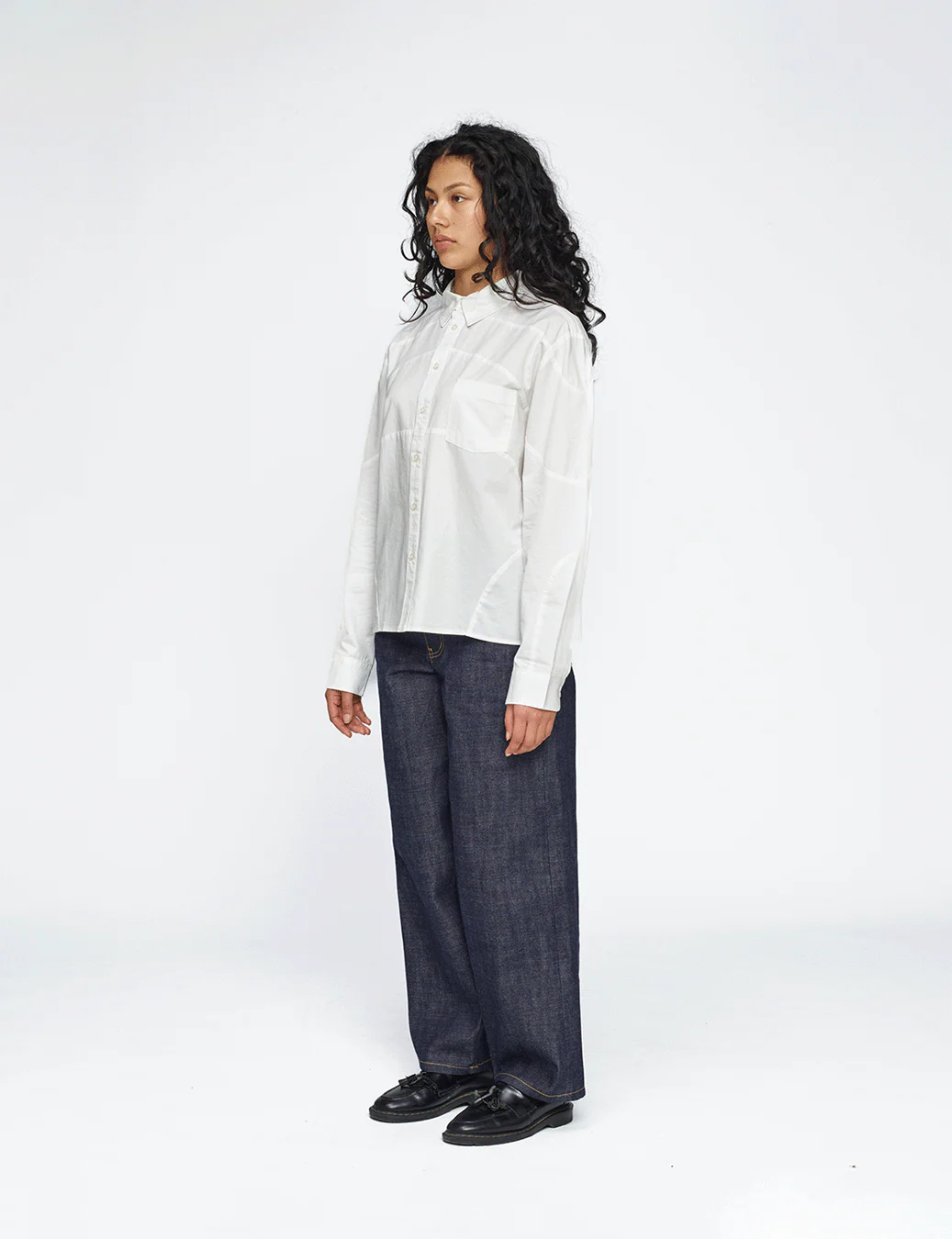 Panelled Button Up Shirt - Image 8