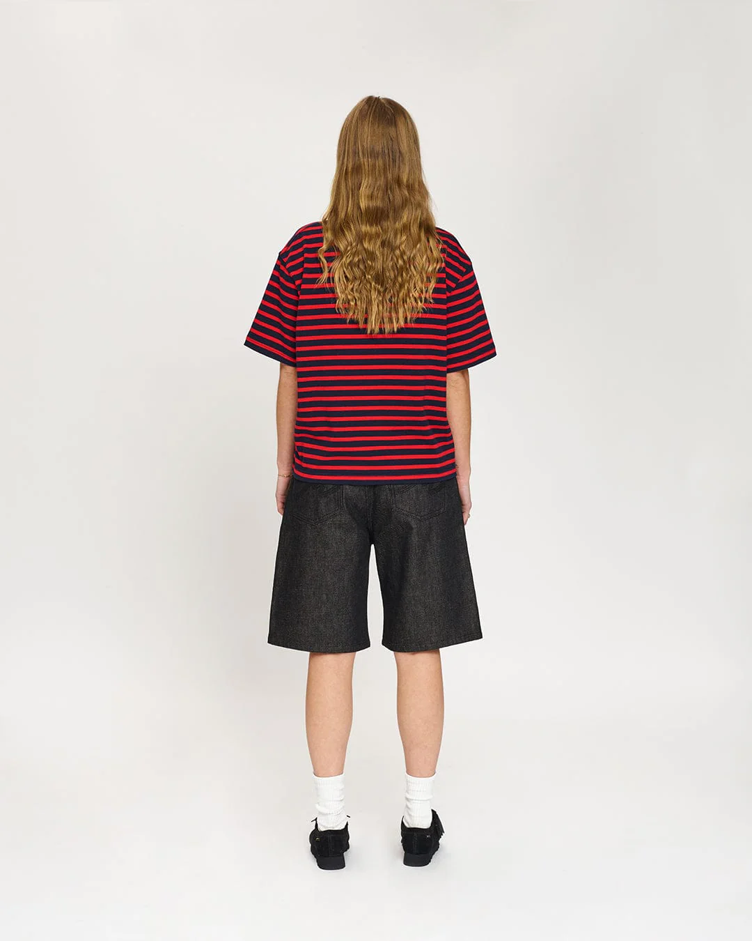 Raw Black Pleated Shorts - Image 7