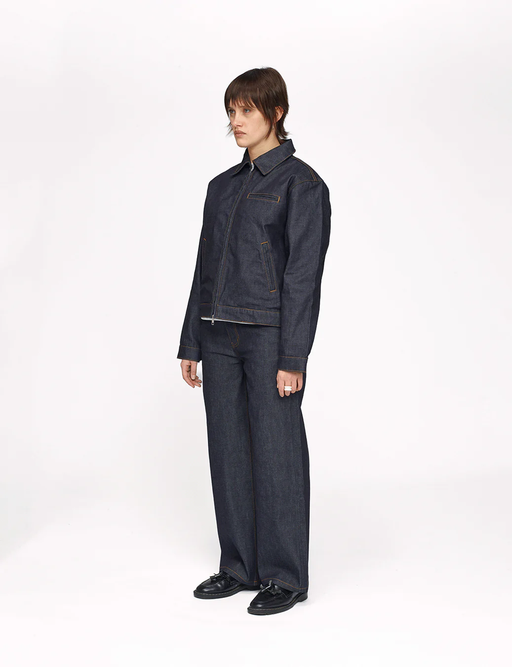 Raw Denim Workwear Jacket - Image 10