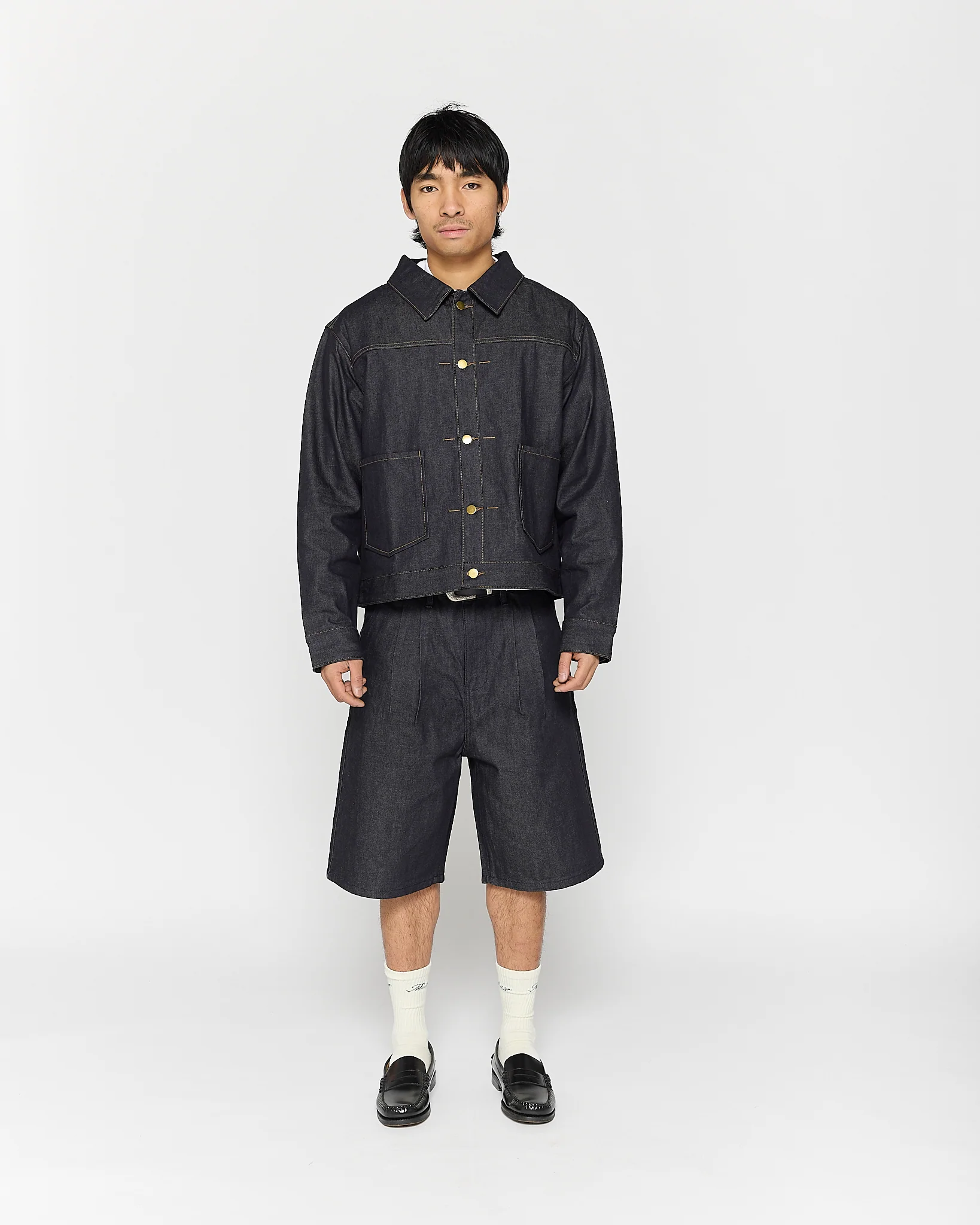 Raw Pleated Shorts - Image 6