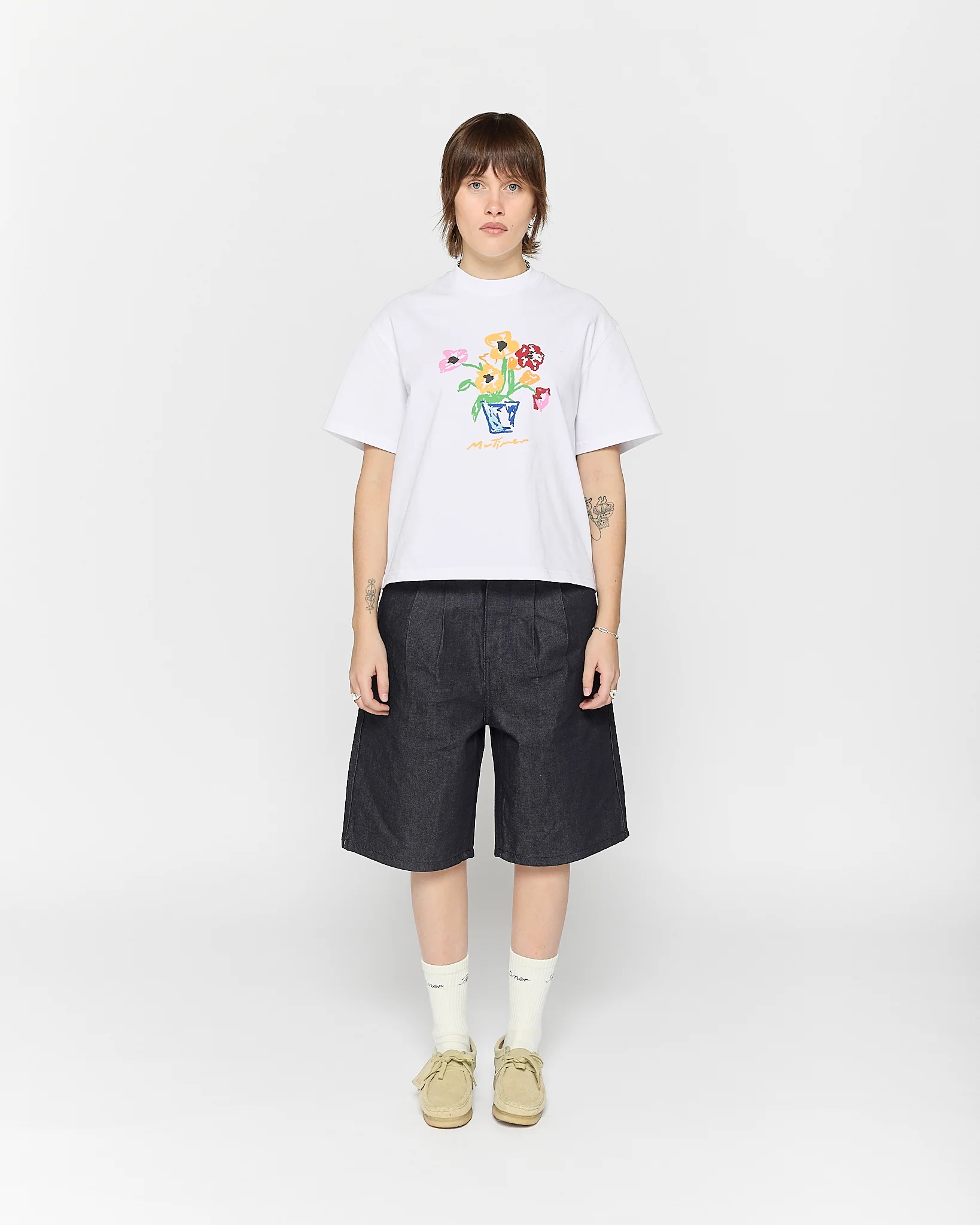 Raw Pleated Shorts - Image 8