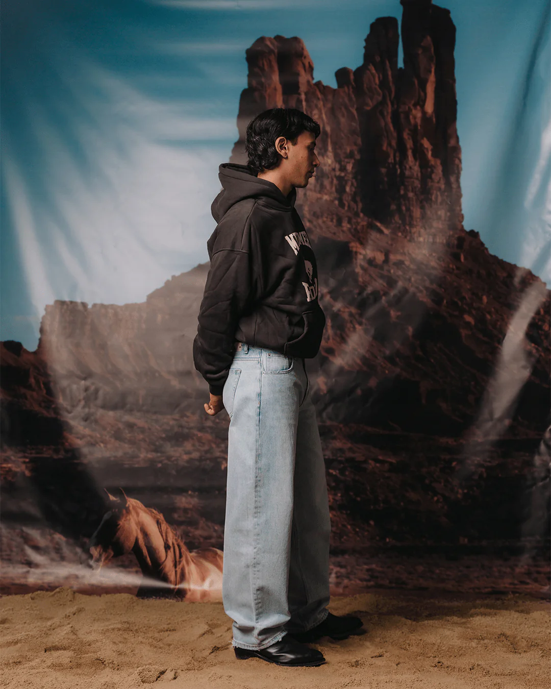 Rodeo Hoodie Black - Image 5