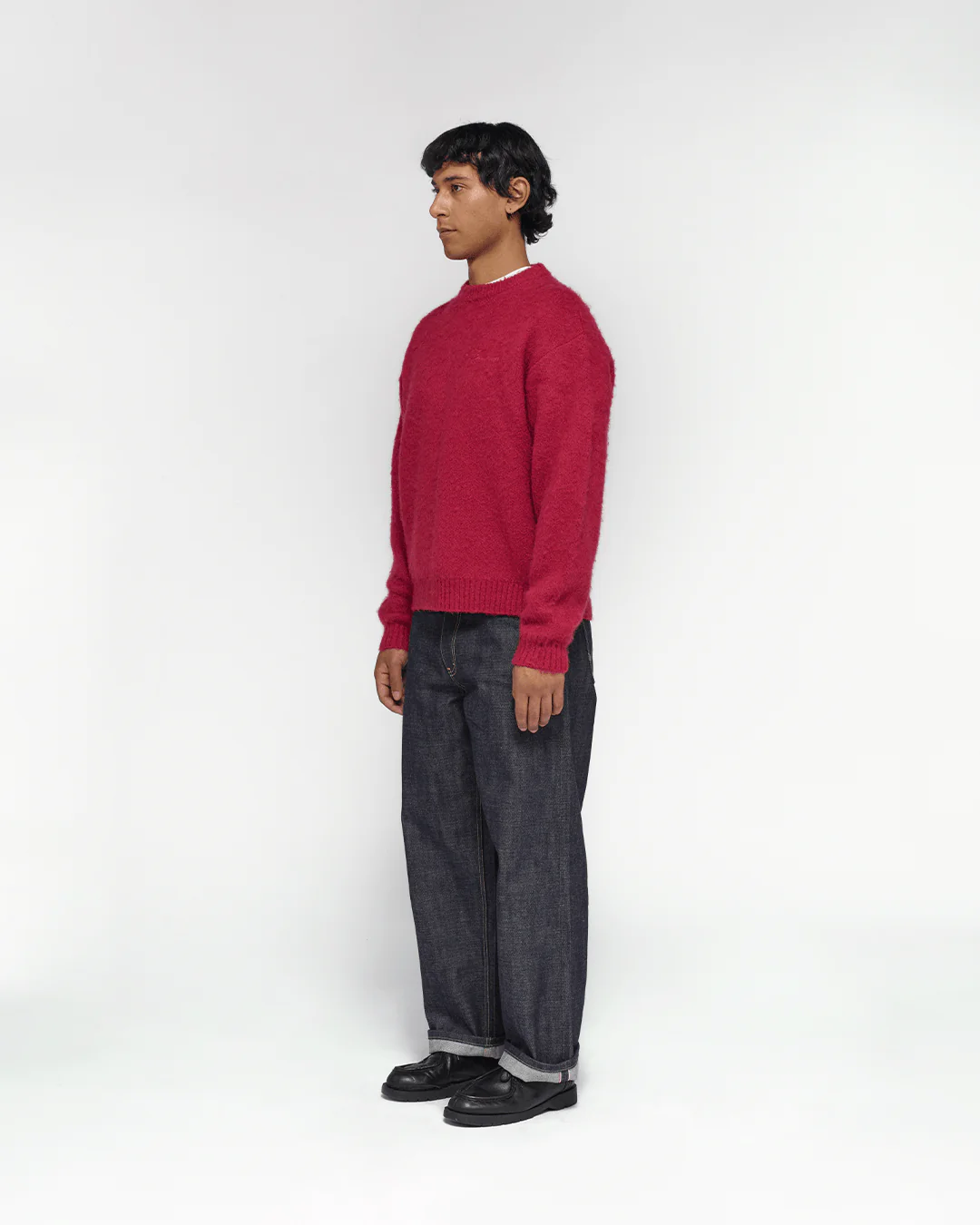 Shaggy Mohair Knit (Wine) - Image 6
