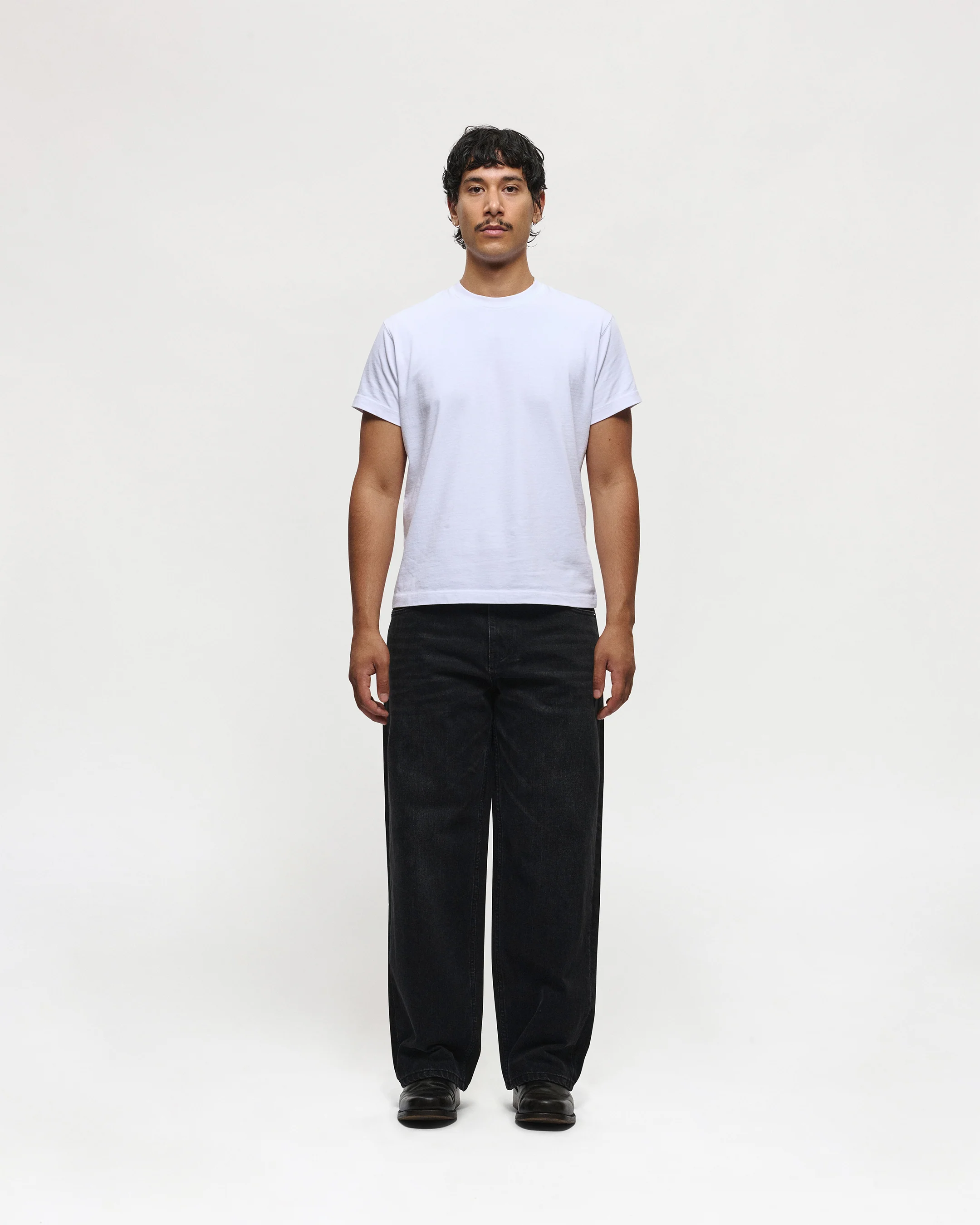 Straight Cut Denim (Aged Black) - Image 5