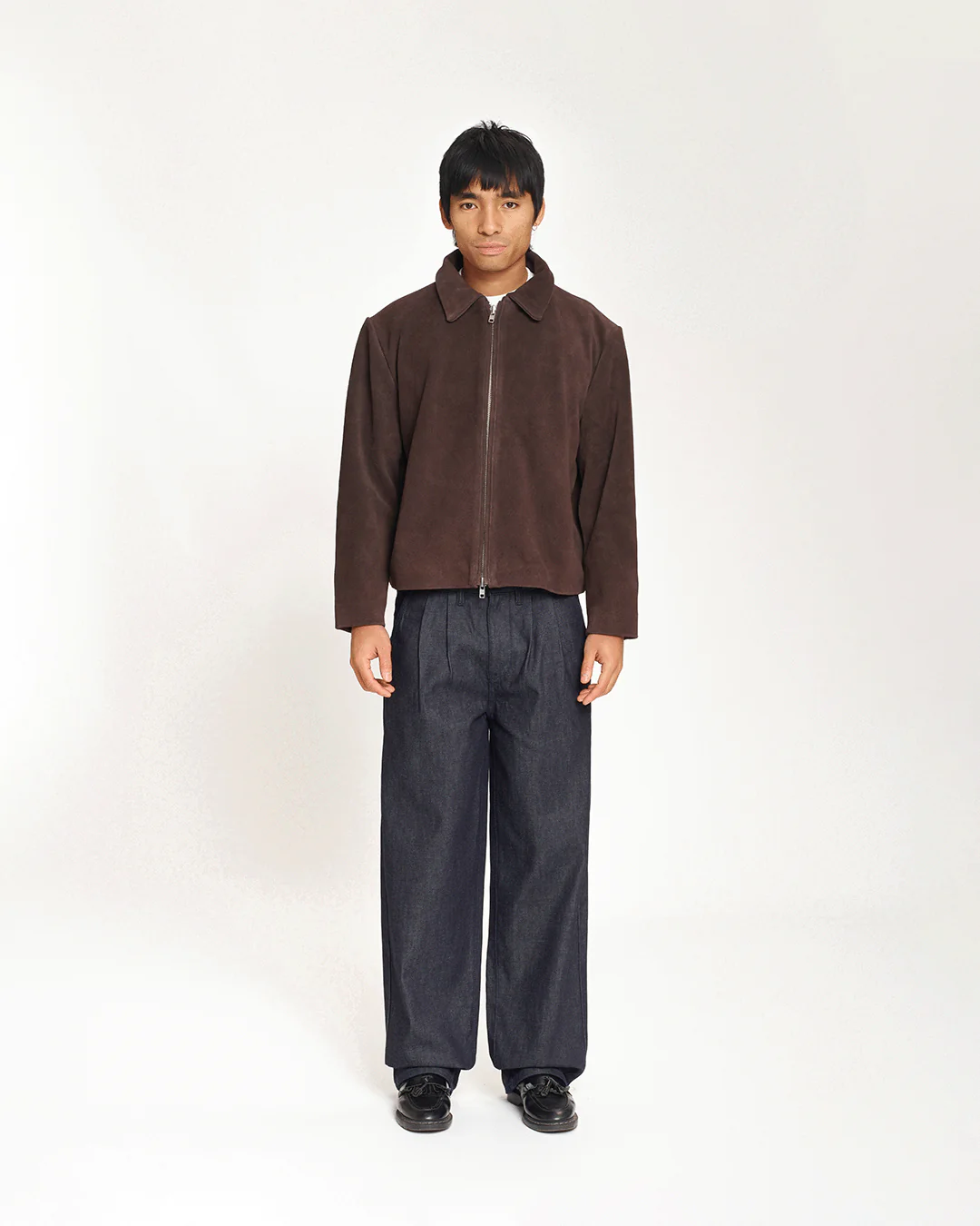 Suede Dinner Jacket (Brown) - Image 3
