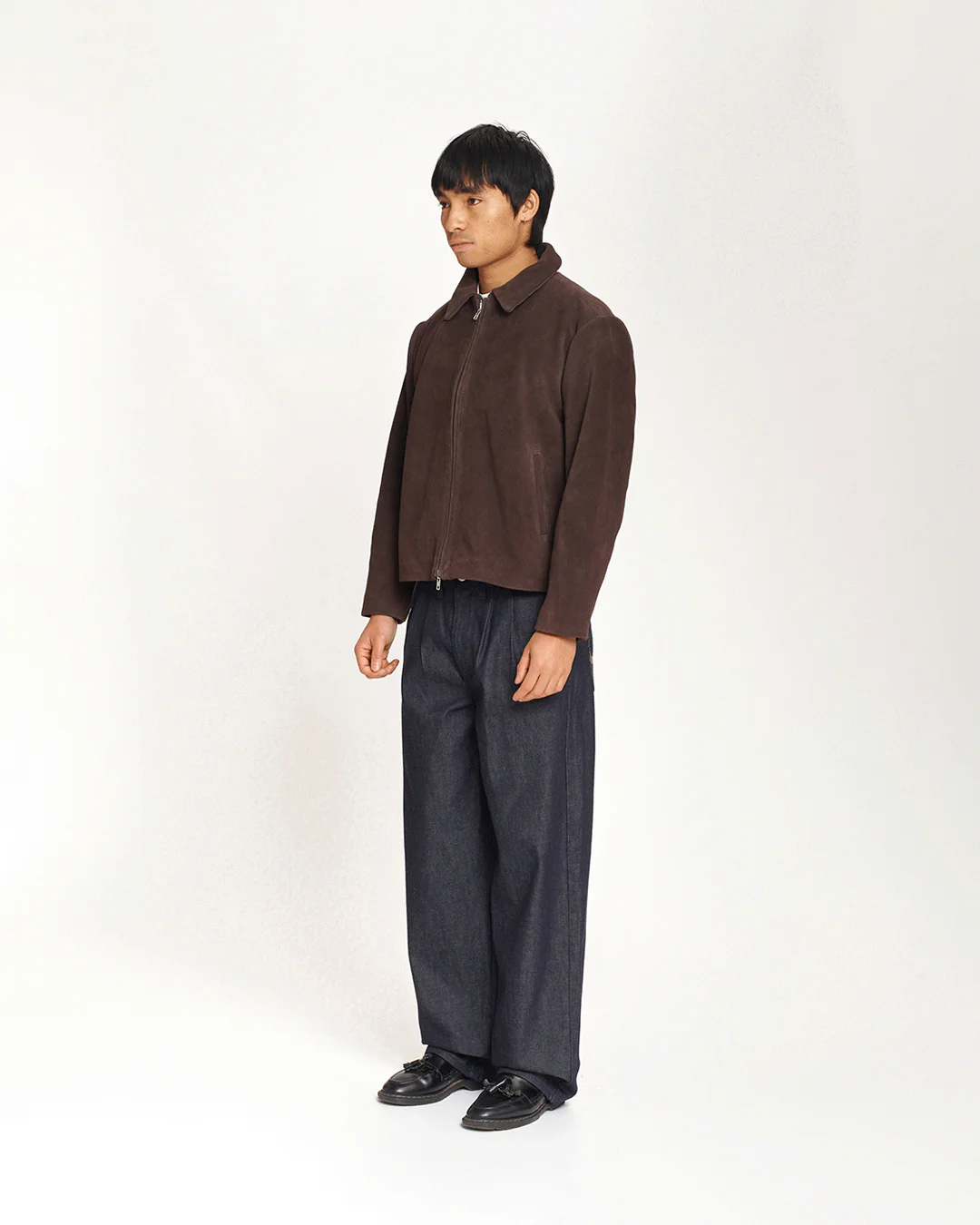 Suede Dinner Jacket (Brown) - Image 4