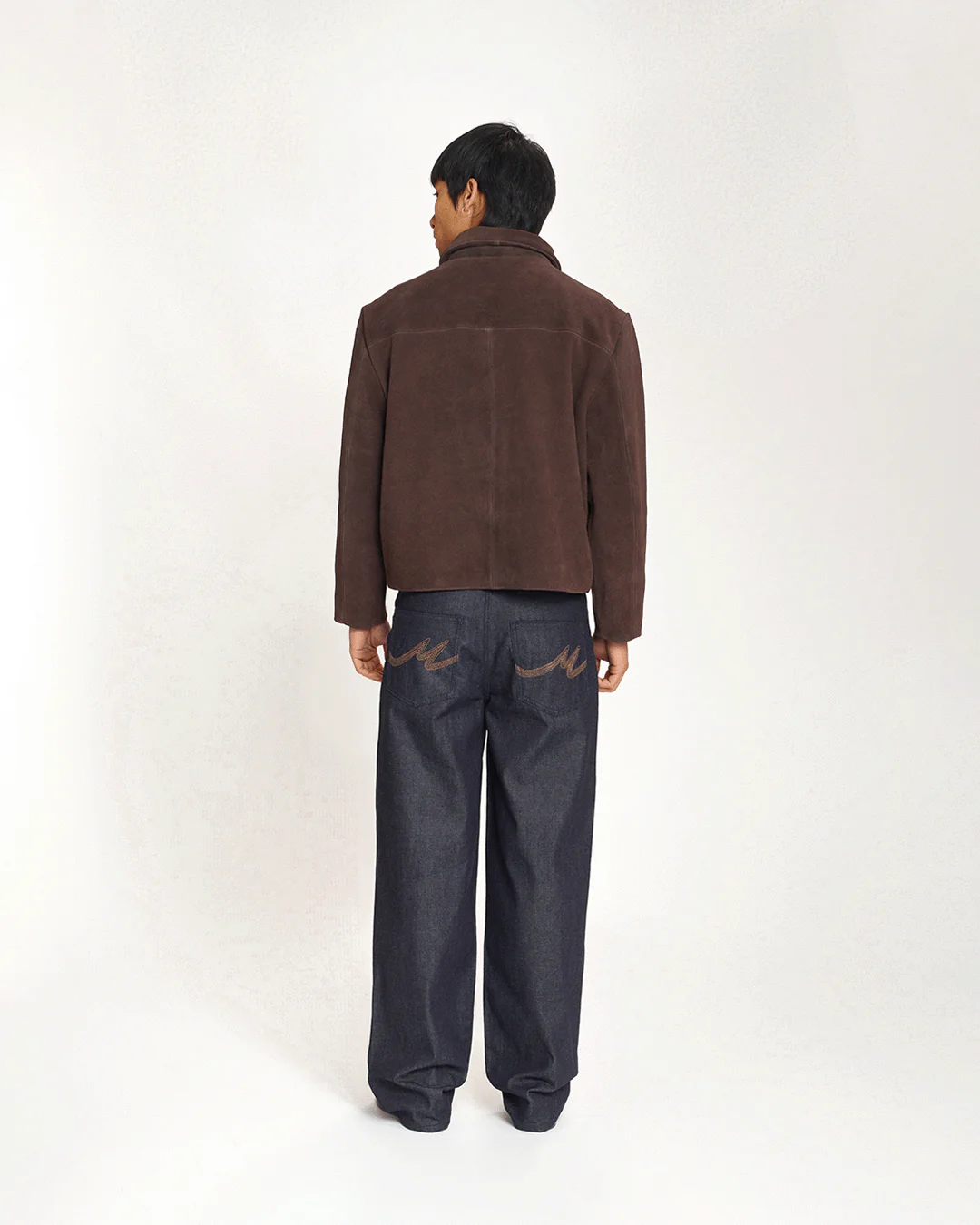 Suede Dinner Jacket (Brown) - Image 5
