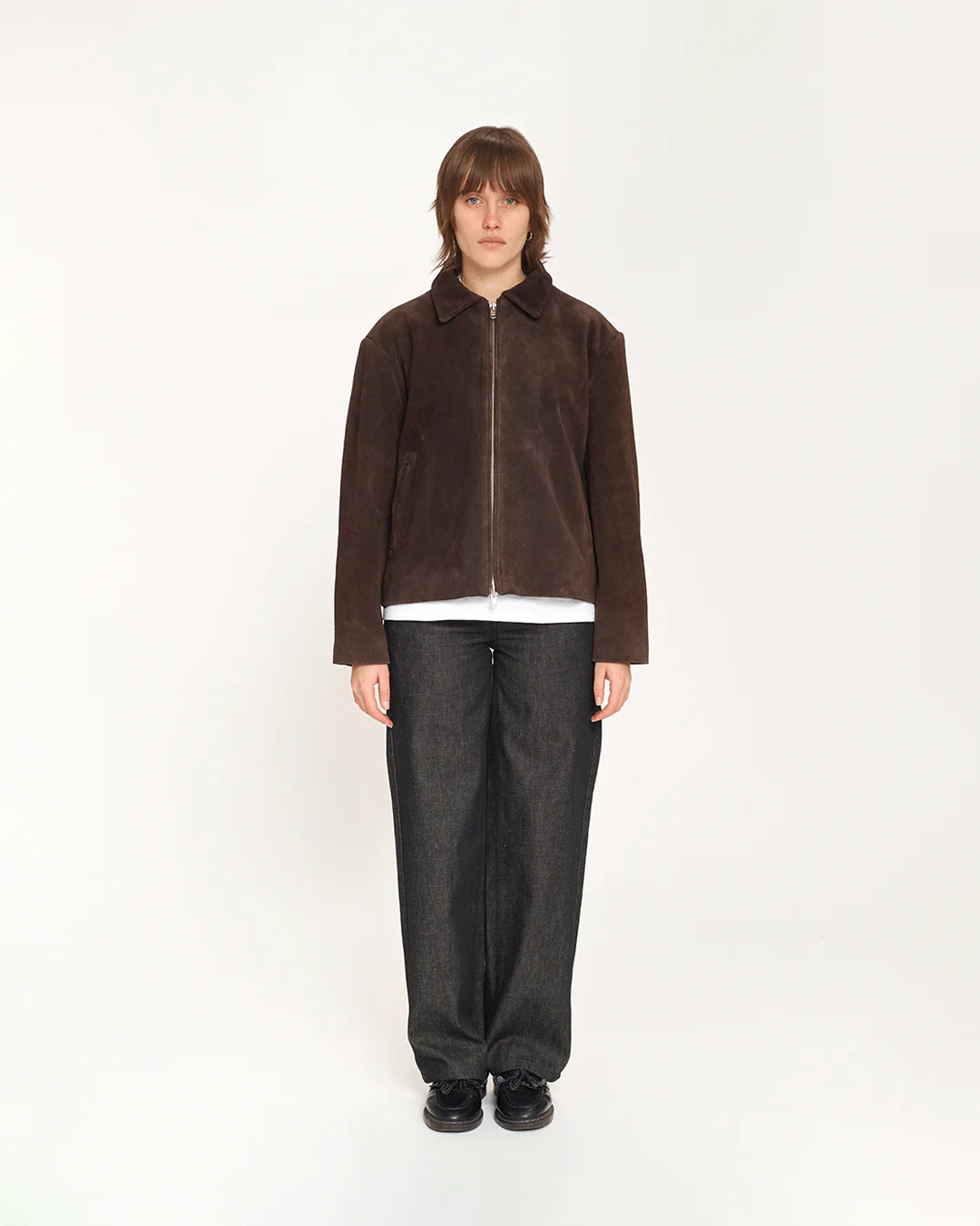 Suede Dinner Jacket (Brown) - Image 6
